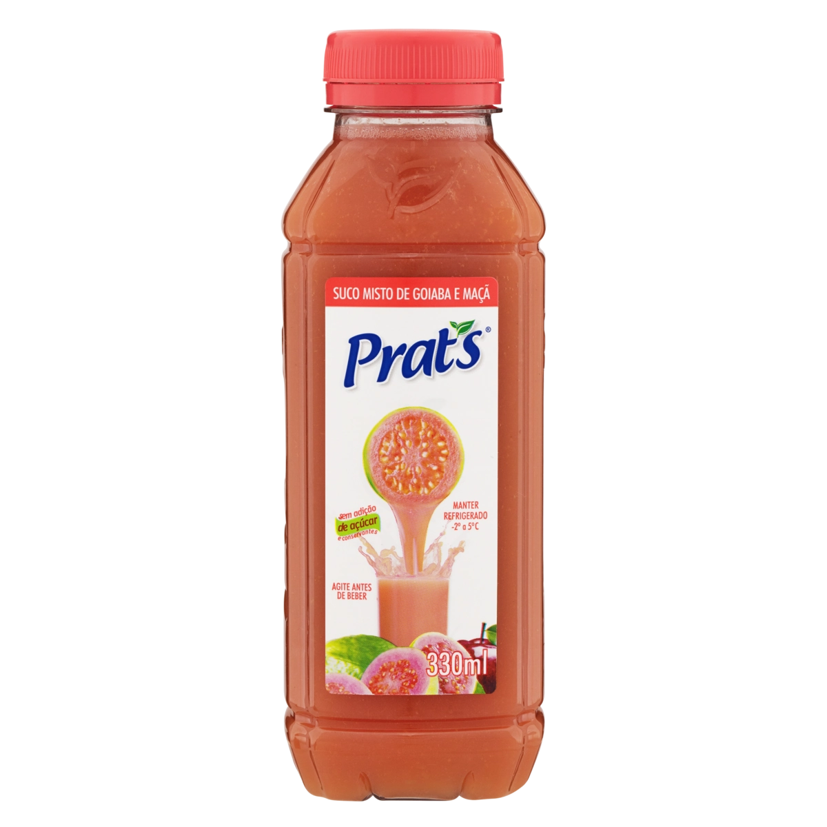 Suco Goiaba E Maçã Prats Garrafa 330ml