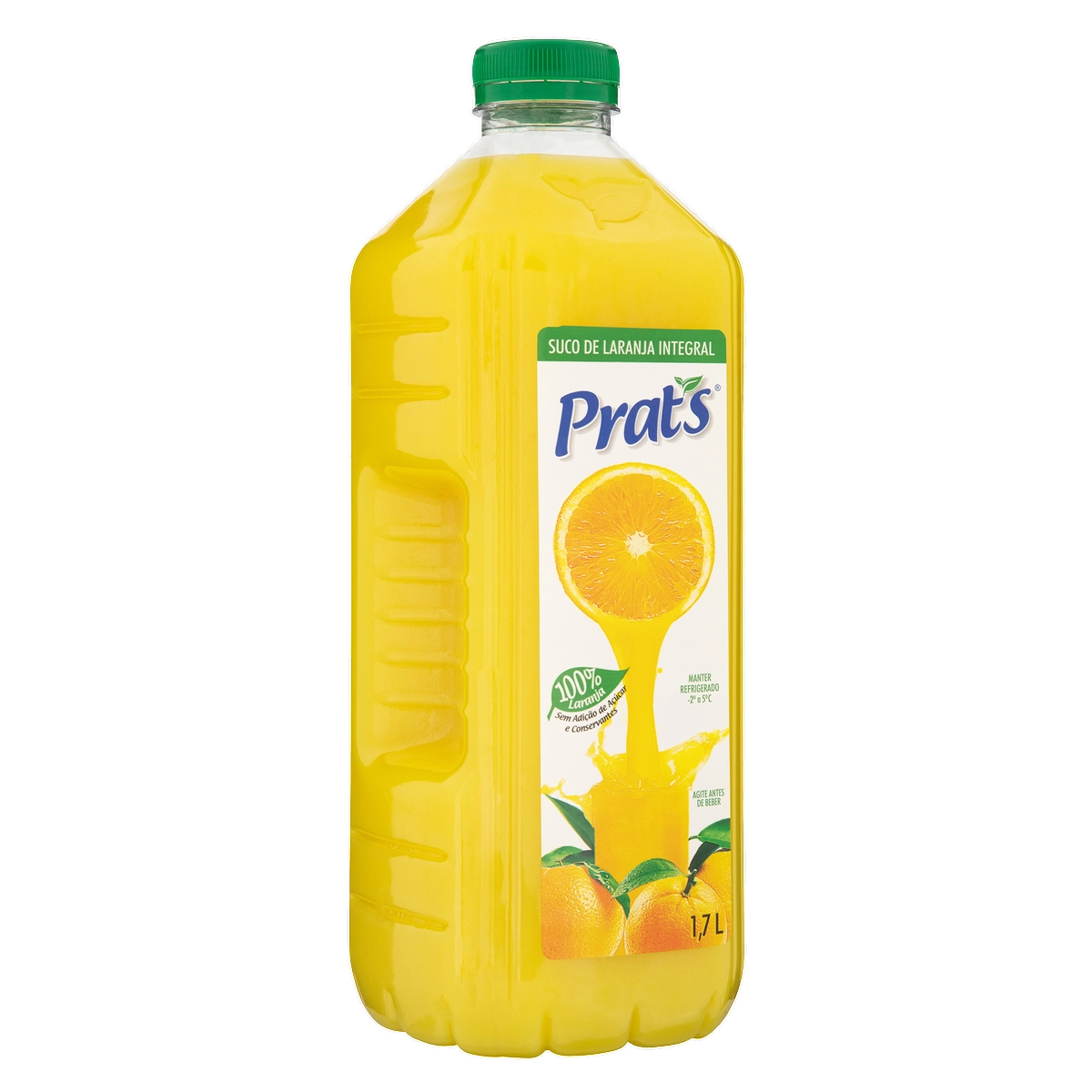 Suco Integral Laranja Prats Garrafa 1,7l