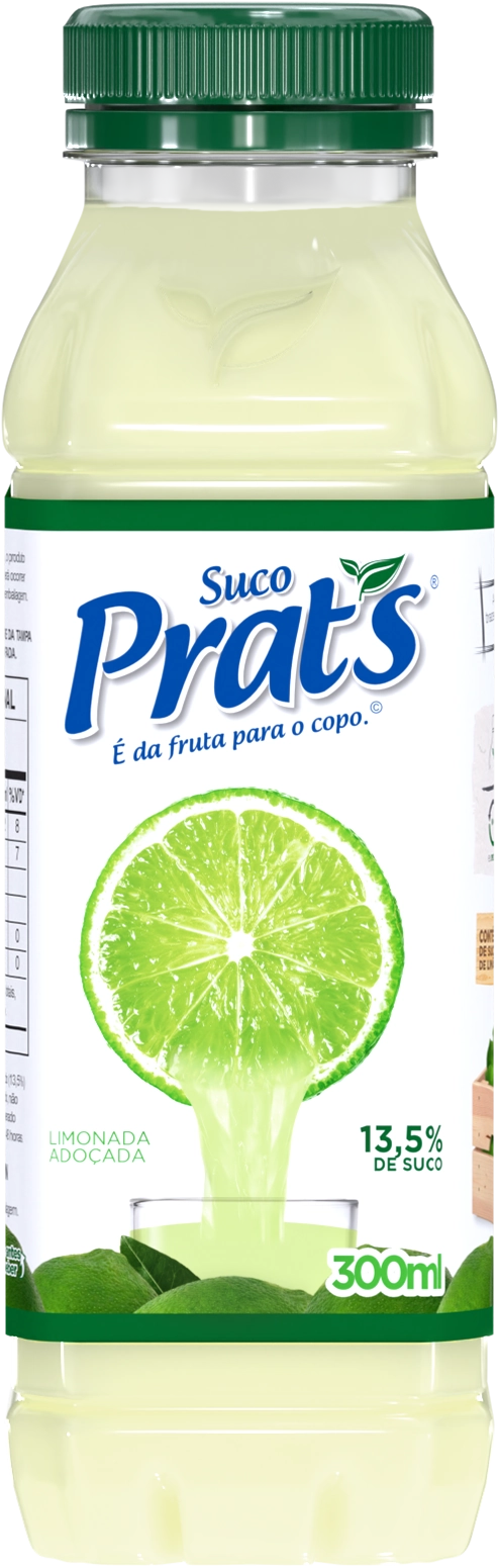 Bebida Adoçada Limão Prats Garrafa 300ml