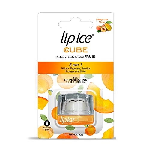 Lip Ice Prot Lab Cube Fps15 Pessego C/manga