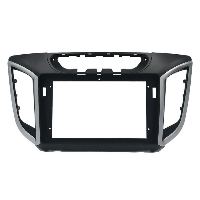 Moldura de Som 2 Din 9 Pol. Preto/Prata - EXPEX EPX9HY012