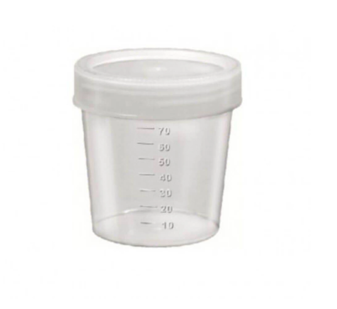 Coletor Universal Não Estéril S/ Caixa 80ml 3b