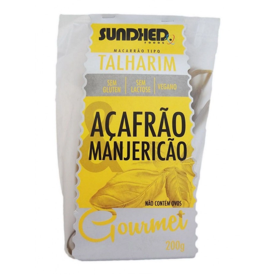 Macarrão Tipo Talharim Açafrão e Manjericão Gourmet 200g