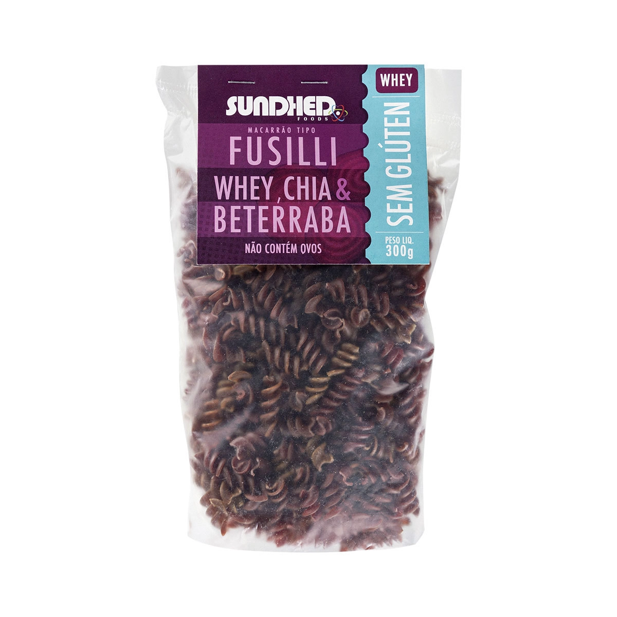 Penne Whey Chia Beterraba SUNDHED 300G