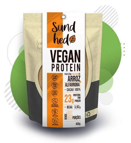 Proteina Arroz Sundhed Alfarroba 450g