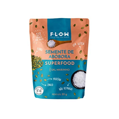 Snack De Semente De Abobora C/sal Marinho Flow 30g