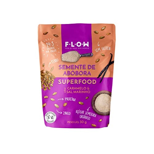 Snack De Semente De Abobora Caramelo E S. Marinho Flow 30g