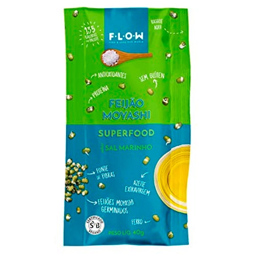 Snack de Feijão Moyashi com Sal Marinho Flow 40g