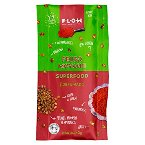 Snack de Feijão Moyashi com Páprica Defumada Flow 40g
