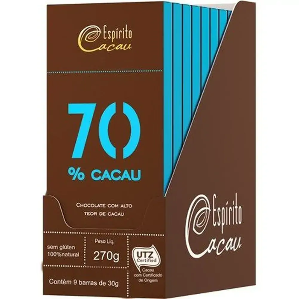 Tablete Espirito Cacau 30 Grs 70