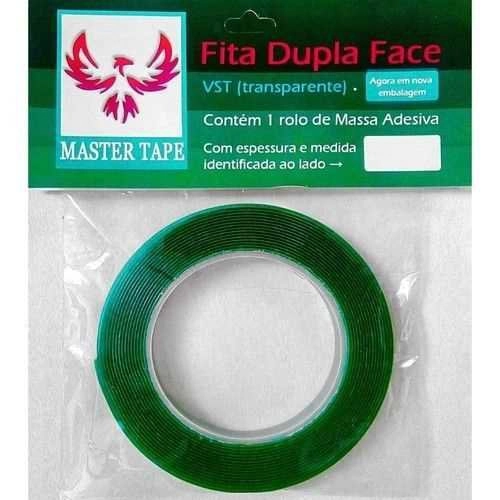 Fita Dupla Face Transp. 12x1m - Master Tape