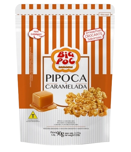Pipoca Big Poc 90g Caramelo