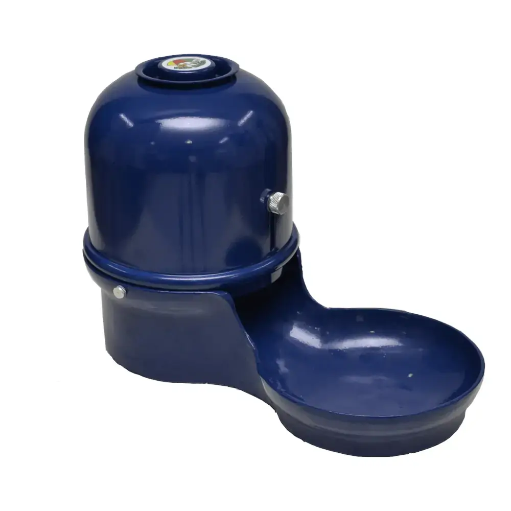 Comedouro Automático Para Cães E Gatos Cor Azul Escuro