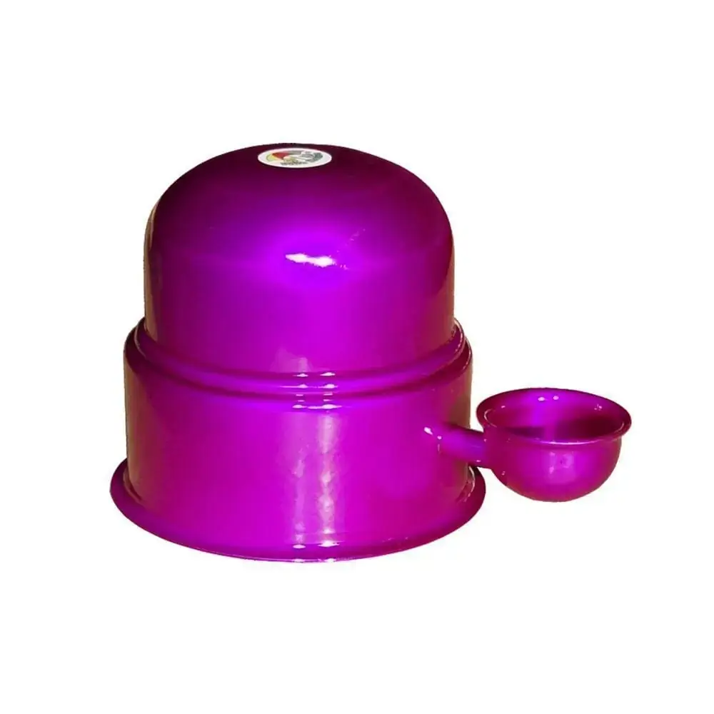 Bebedouro Para Cães E Gatos Em Alumínio Vida Mansa Violeta 1,4l