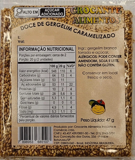 Barrinha Gergelim