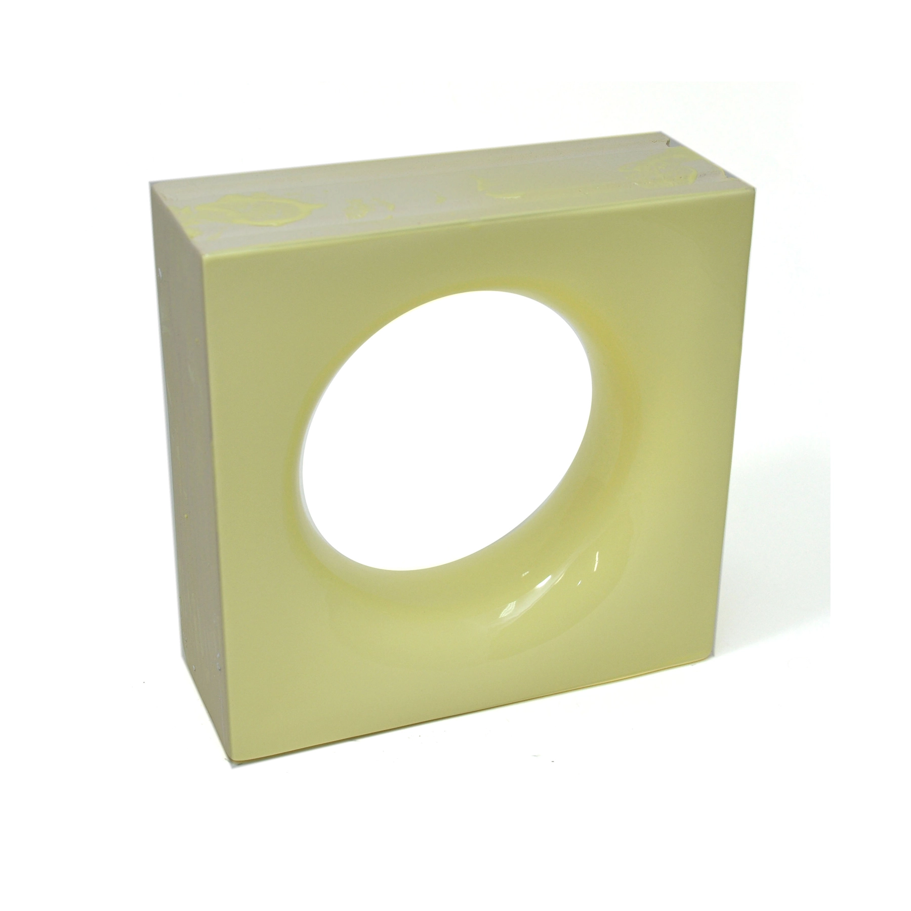 Cobogó Cerâmico Esmaltado 20x20cm Giallo Chiaro Sphera Elemento V