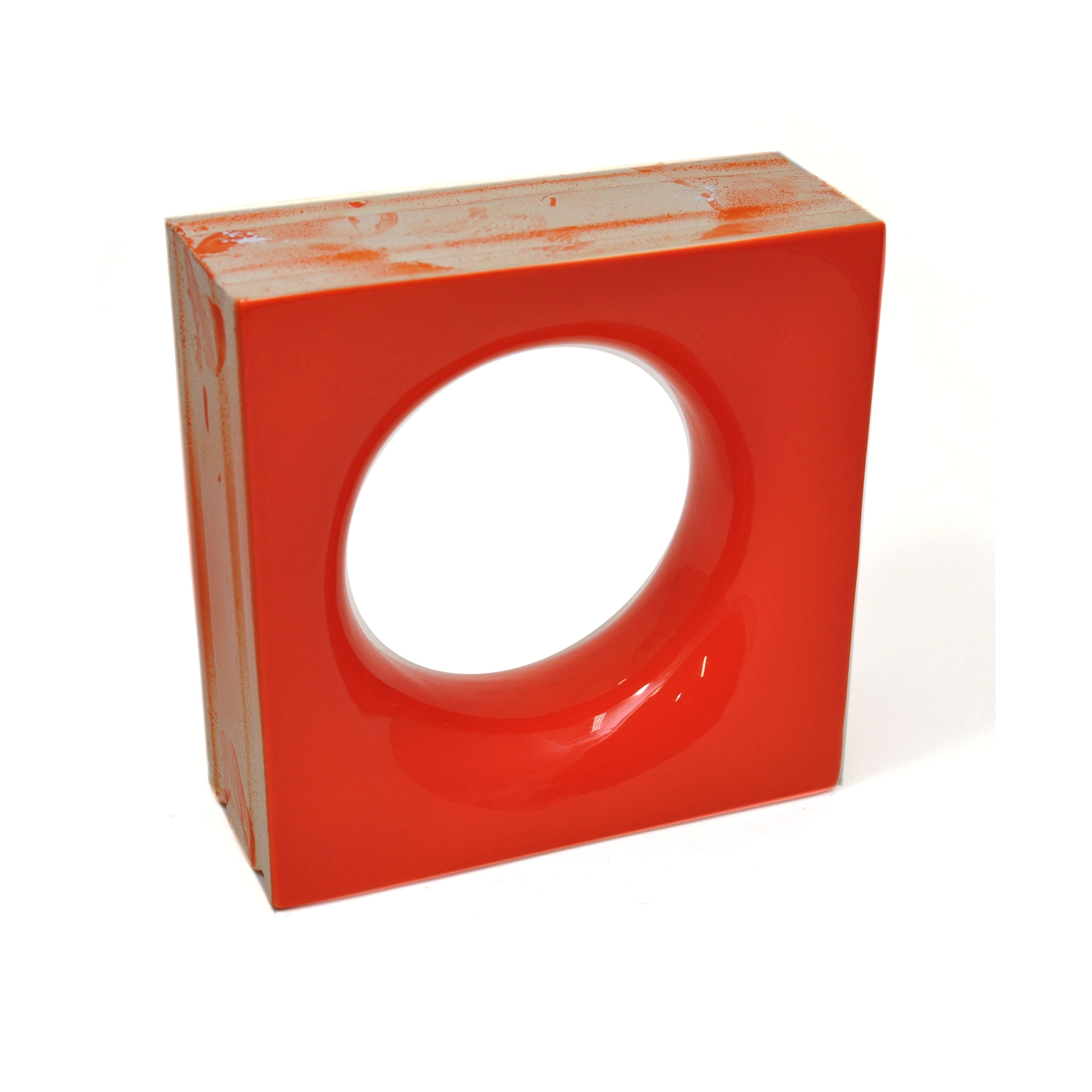 Cobogó Cerâmico Esmaltado 20x20cm Arancione Sphera Elemento V