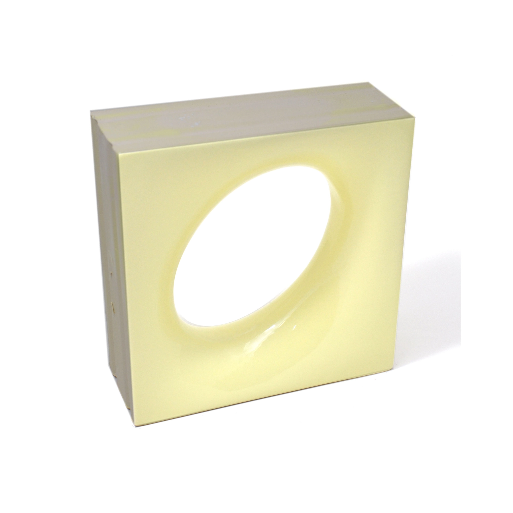 Cobogó Cerâmico Esmaltado 20x20cm Giallo Chiaro Lunna Elemento V