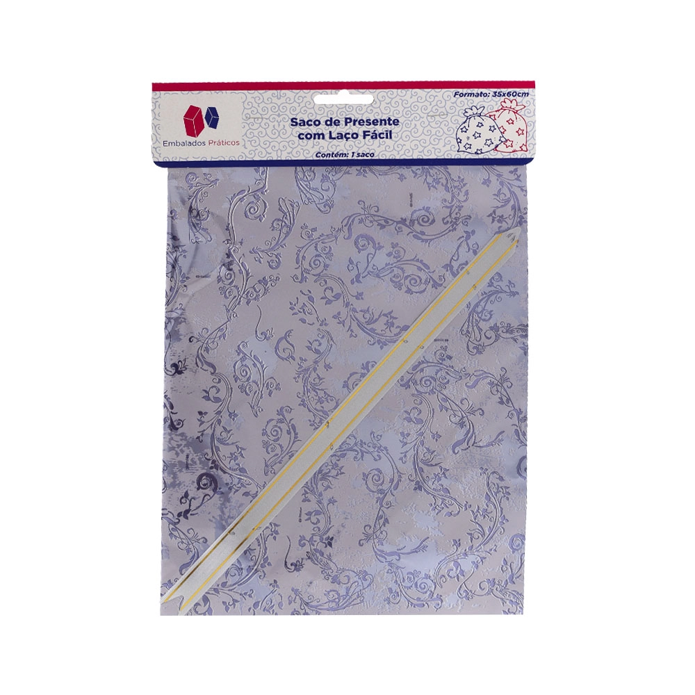 Saco P/ Presente Emb Praticos 15x45 C/ Laço