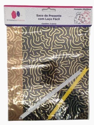 Saco P/ Presente Emb Praticos 20x30 C/ Laço
