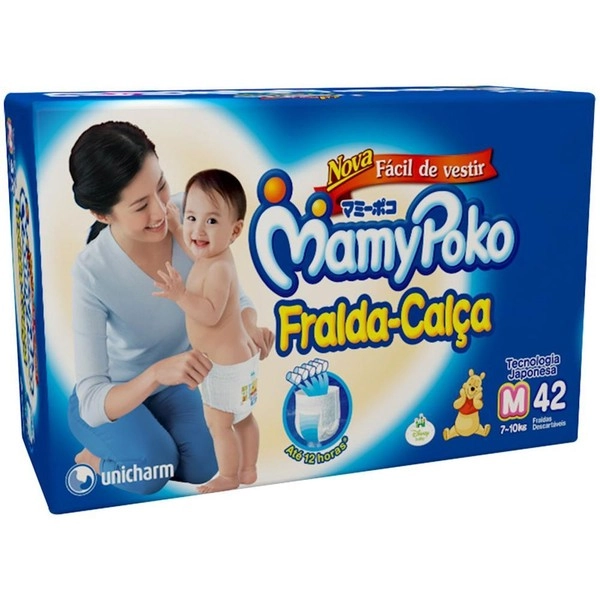 Mamypoko Fralda Calça M Descartável 42 Unidades