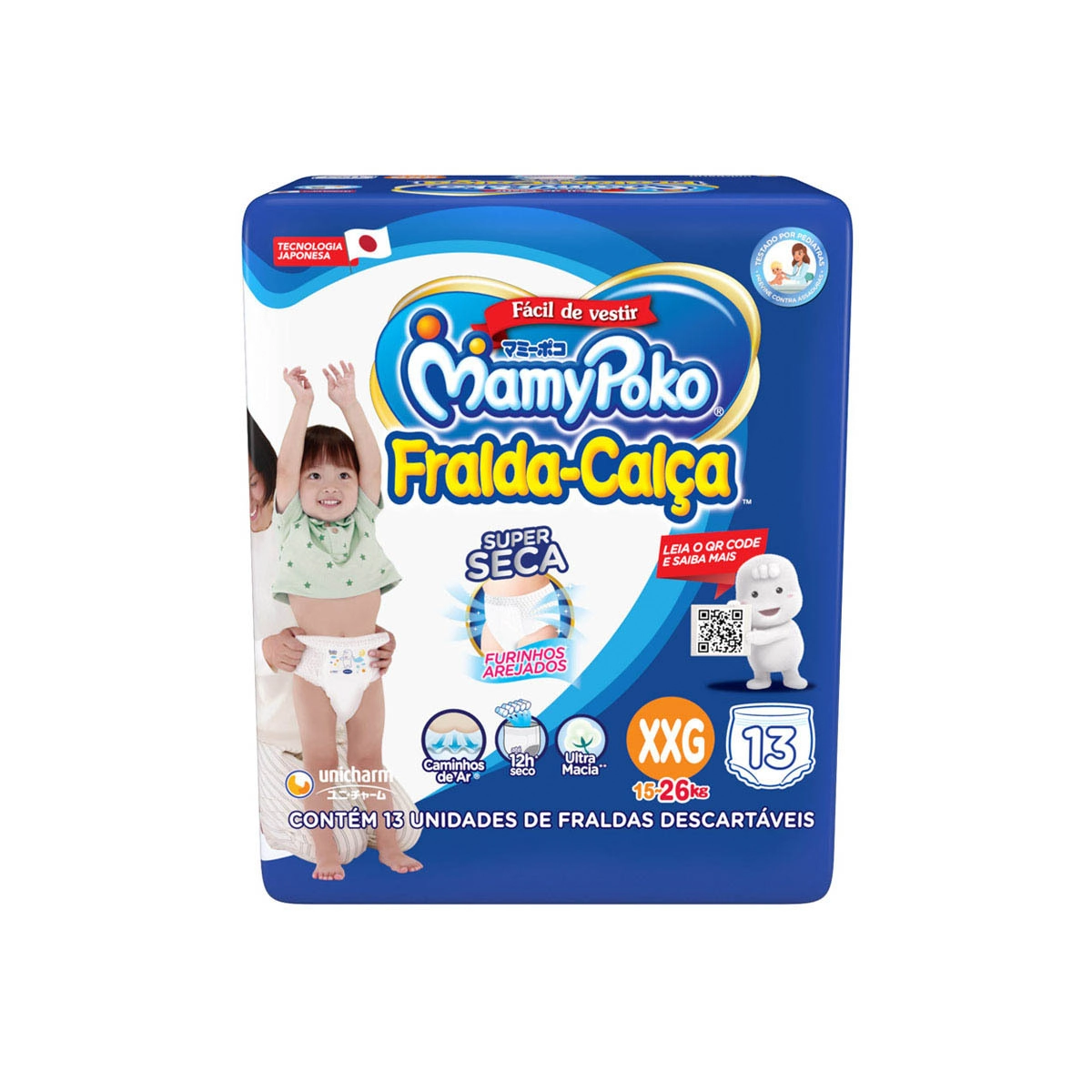 Fralda Calça MAMYPOKO Super Seca XXG 13 Unidades