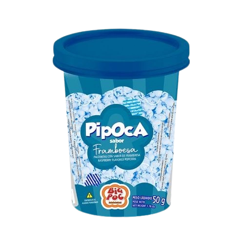 Pipoca Big Poc Colorida Framboesa Pote 50g