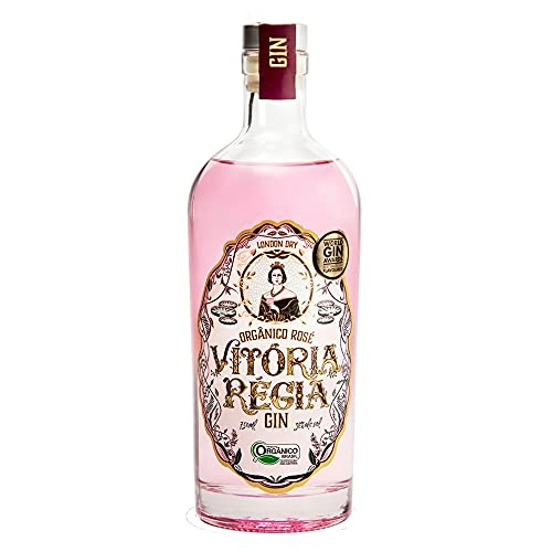 Gin Vitória Régia Orgânico Rosé Garrafa 750 ml
