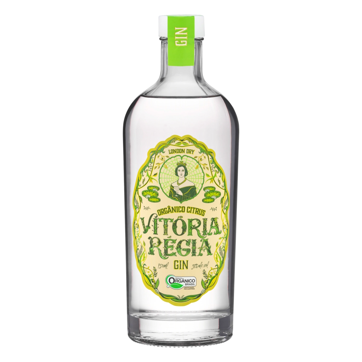 Gin Vitória Régia Orgânico Citrus 750ml