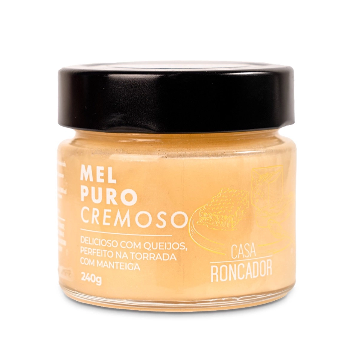Mel Org Casa Roncador Cremoso Vd 240g