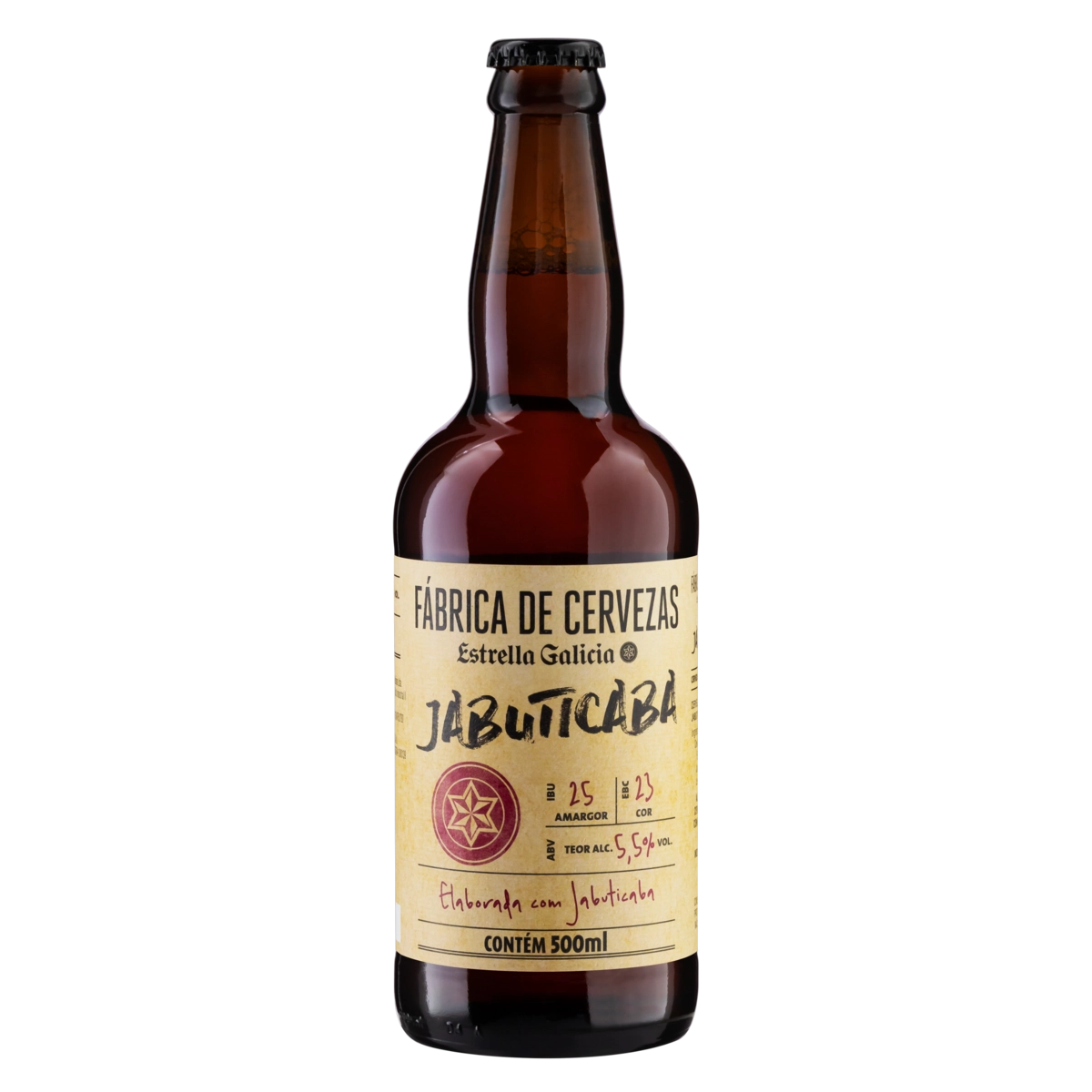 Cerveja Hop Lager Jabuticaba Estrella Galicia Garrafa 500ml