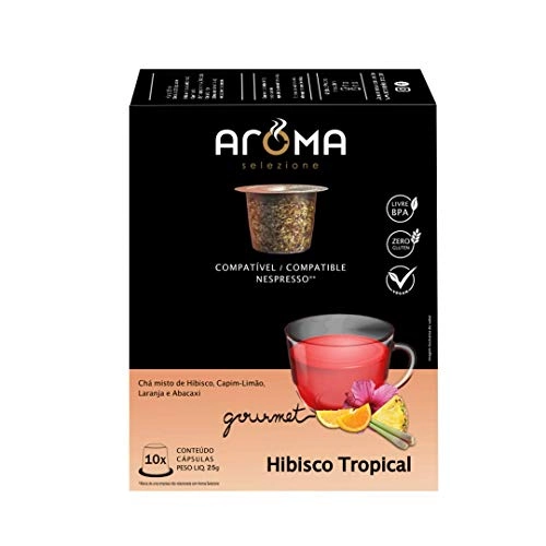 Cápsulas De Chá Tropical Aroma Selezione Compatível Nespresso 10 Unidades