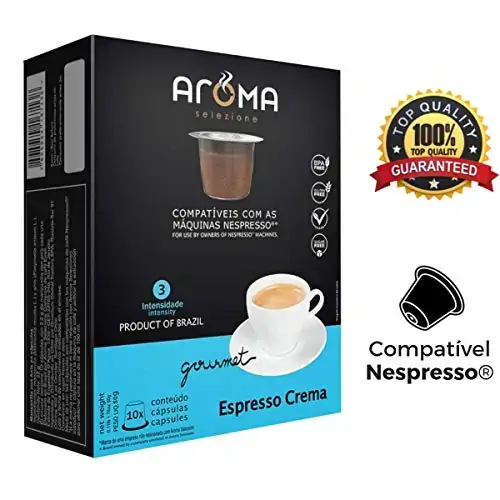 Cápsulas De Café Crema Espresso Aroma Selezione Compatível