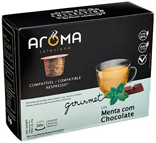 Cha Chocolate Mint Tea 10caps 22g Aroma Selezion Aroma Selezione