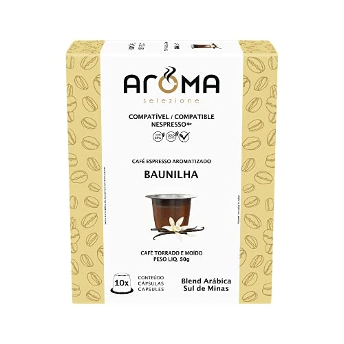 Capsulas Aroma Espresso Aromatizado Baunilha