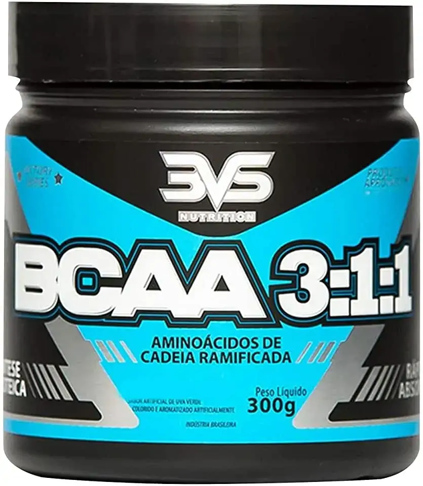 Bcaa 3:1.1 3vs Morango Em Po 300g .