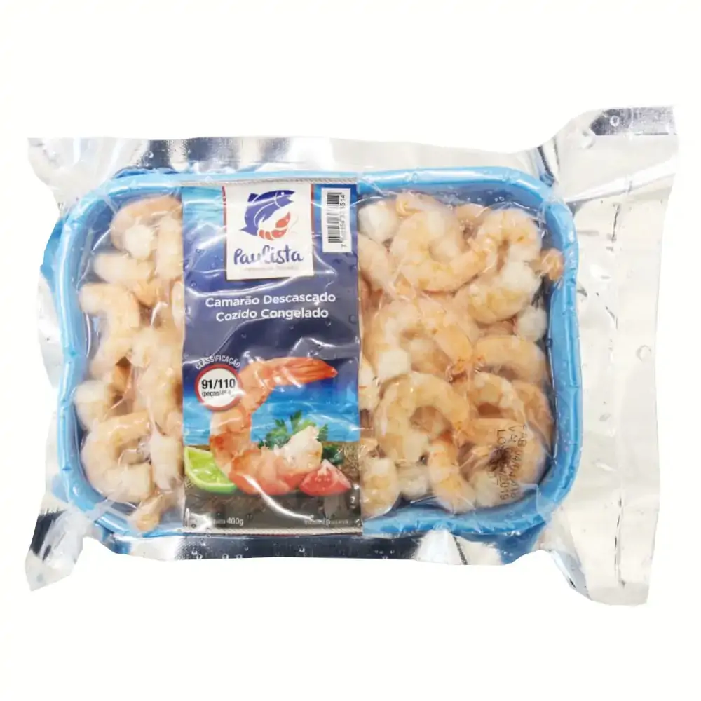 Camarao Paulista Pescados Vannamei Coz 400g