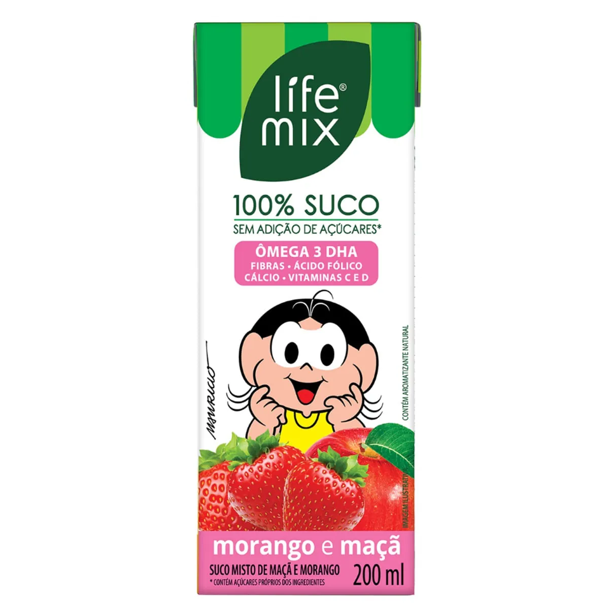 Suco de Morango e Maçã Kids LIFE MIX 200ml
