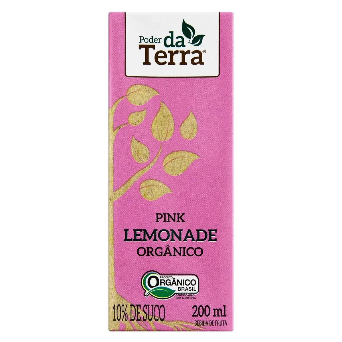 Pink Lemonade Orgânico Poder Da Terra 200ml