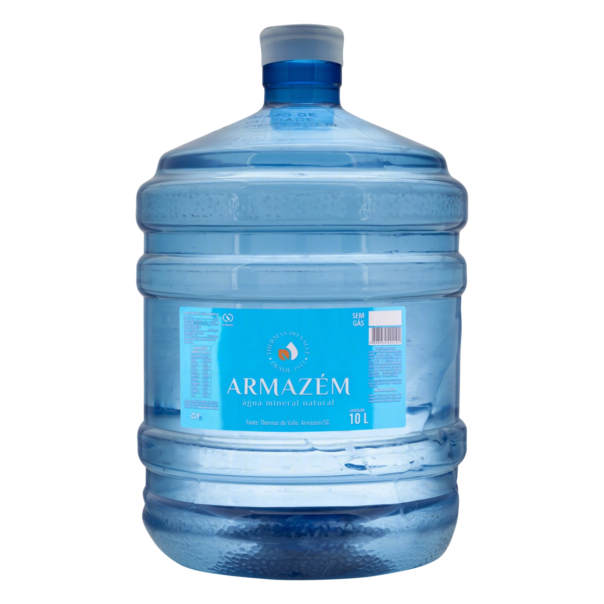 água Mineral Natural Sem Gás Armazém Galão Retornável 10l