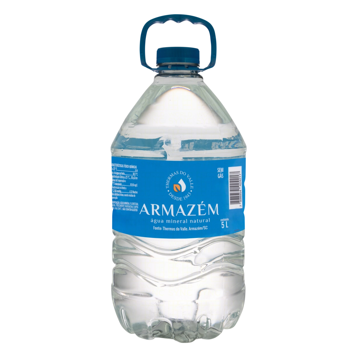 água Mineral Natural Sem Gás Armazém Galão 5l
