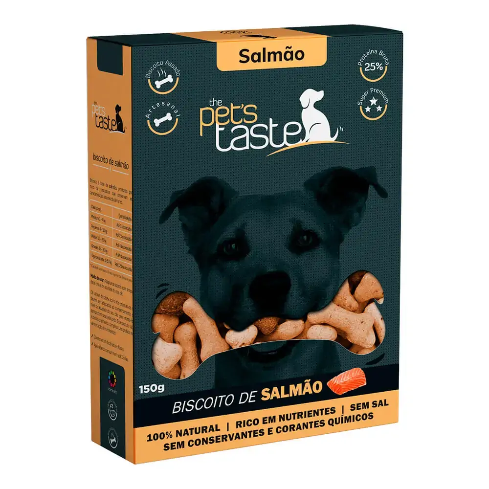 Biscoito The Pets Taste Salmao 150g