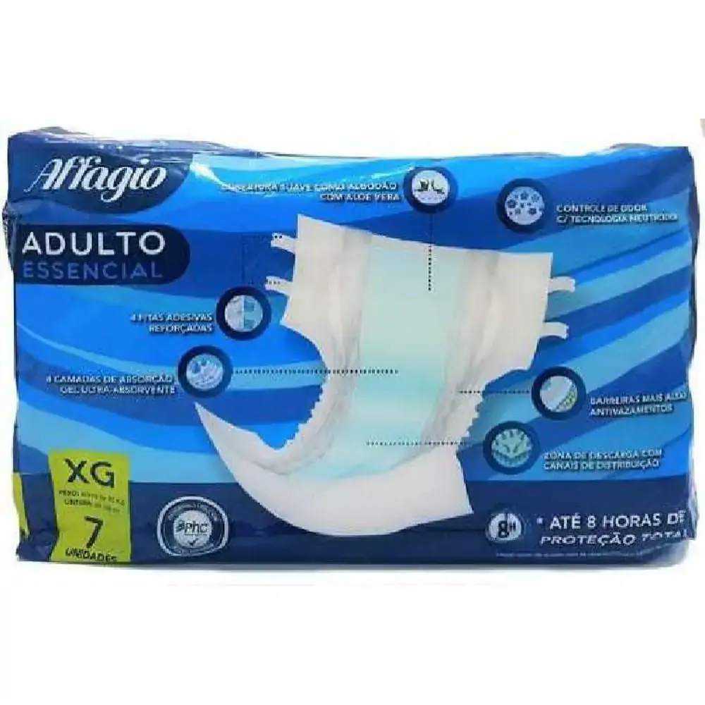 Fralda Geriatrica Affagio Beg Estar G C/8