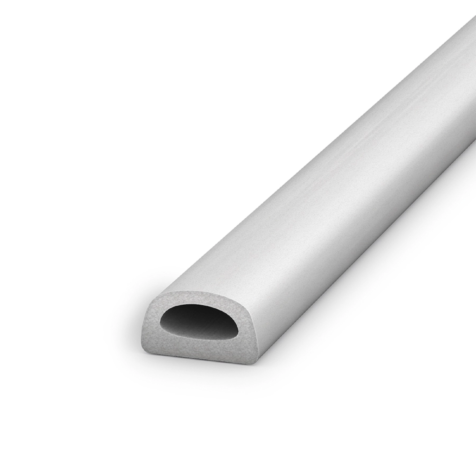 Veda Fresta Adesivo "D" Branco 500cm para Vão 6mm