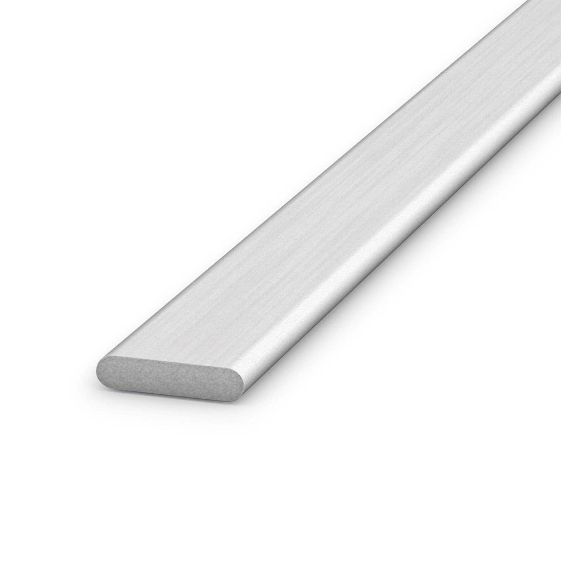 Veda Fresta Adesivo "Reto" Branco 500cm para Vão 2mm