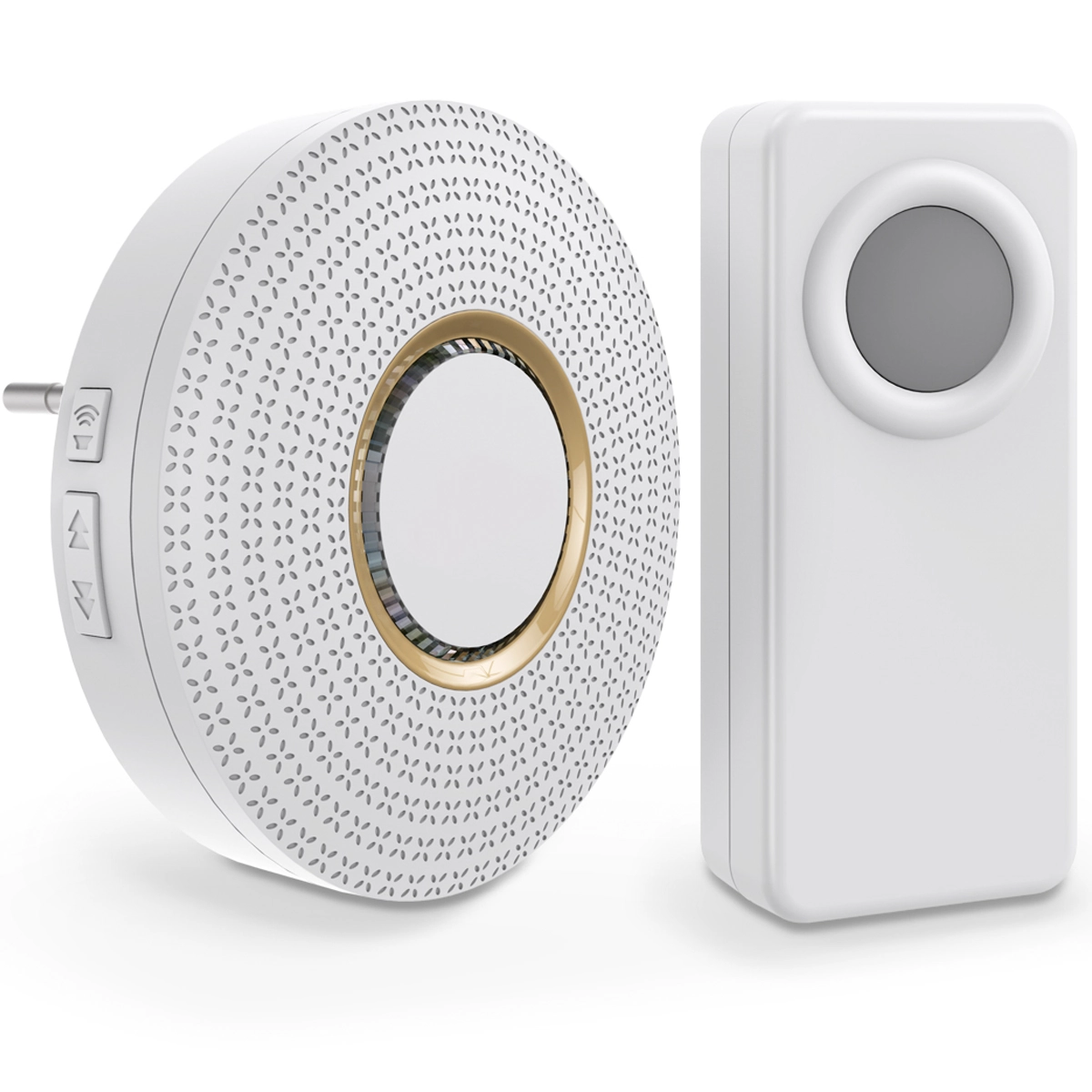 Campainha Sem Fio Residencial Comercial Wireless Musical Branca