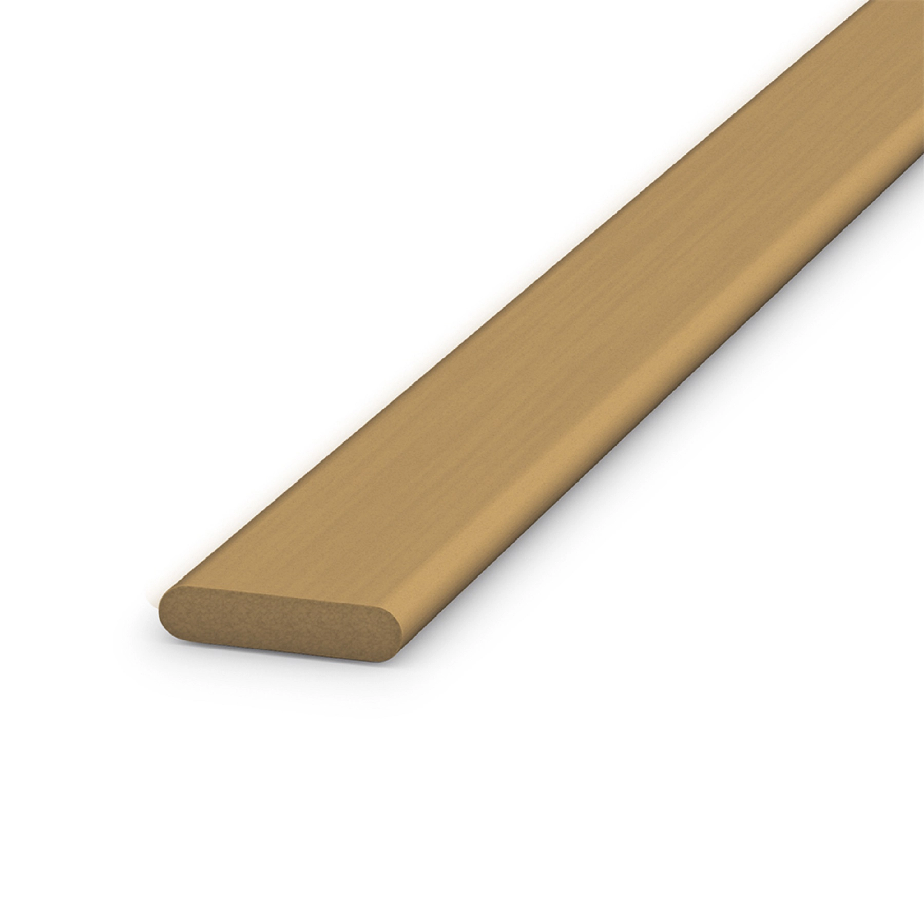 Veda Fresta Adesivo "Reto" Marrom Claro 500cm para Vão 2mm