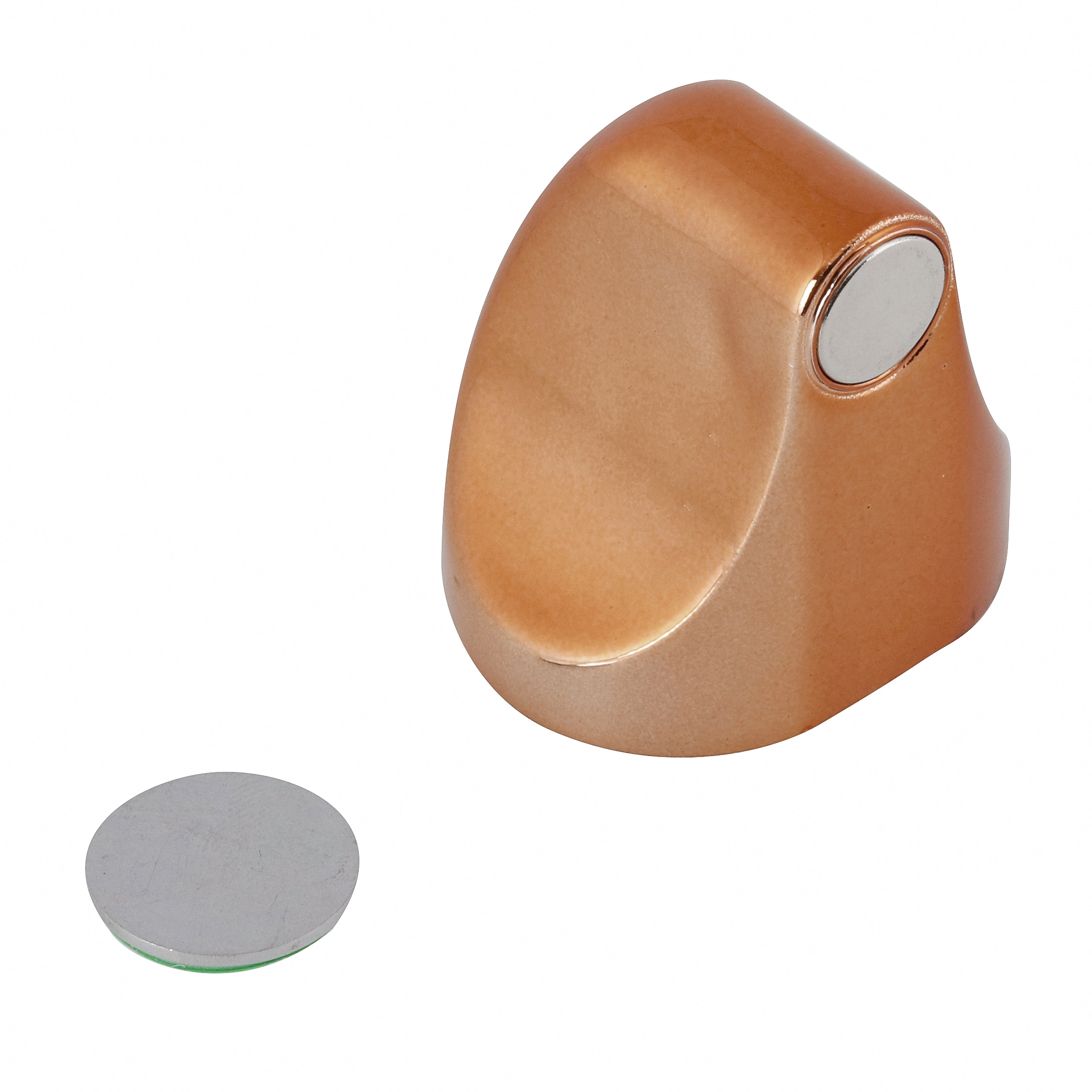 Prendedor para Porta Magnético Adesivo ABS Rose Gold 1 peça