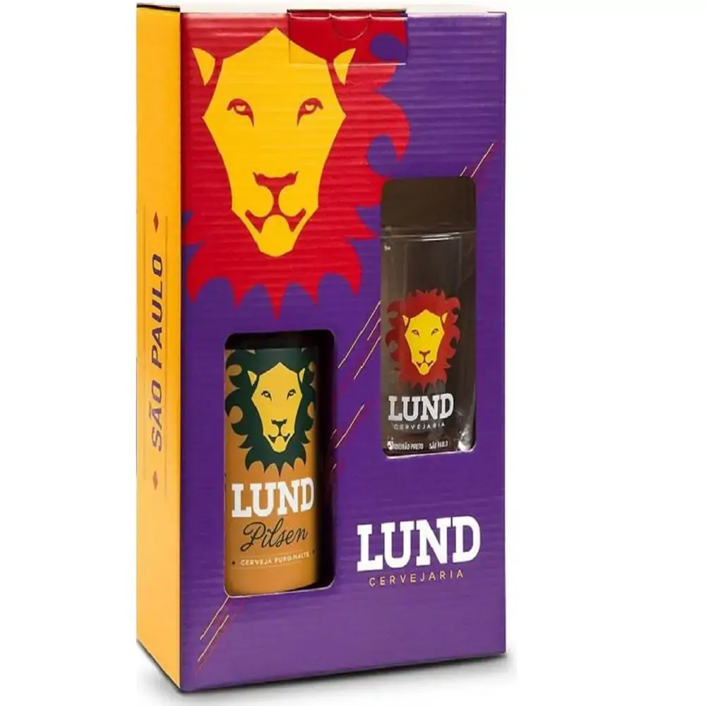 Kit Lund Cerveja Com Taça 600ml
