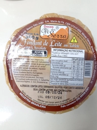 Doce De Leite Pe Da Serra 300g C/choc